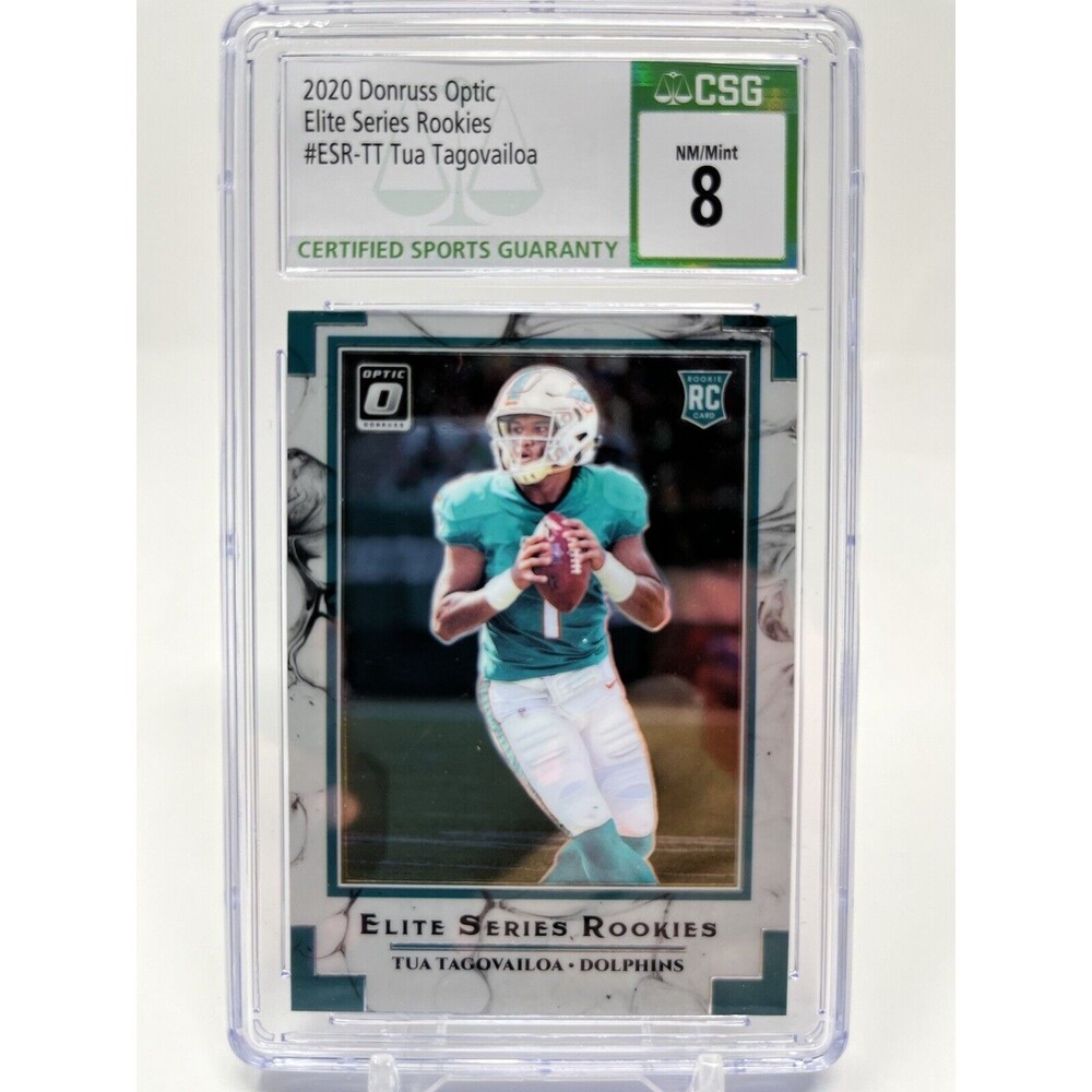 2020 Donruss Elite Series Rookies Tua Tagovailoa RC CSG 8 #ESR-TT